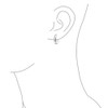 Classic Basic Simple Polished Lightweight Clip On Hoop Earrings For