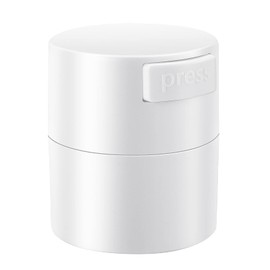 Beaupretty - Bote de pegamento para pestañas sellado, contenedor de extensión de pestañas, estuche de maquillaje, tanque de almacenamiento de cosméticos para mujeres y niñas (blanco)