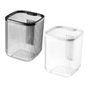 CAXUSD 2pcs Mini Desktop Trash Can Compact Plastic Waste Basket