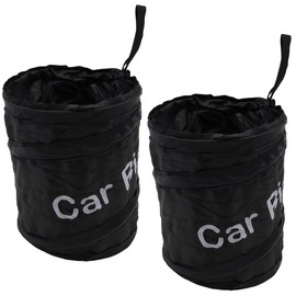WANGCL 2 PACK Universal Traveling Portable Collapsible Car Trash Can for Car SUV/Truck Minivan