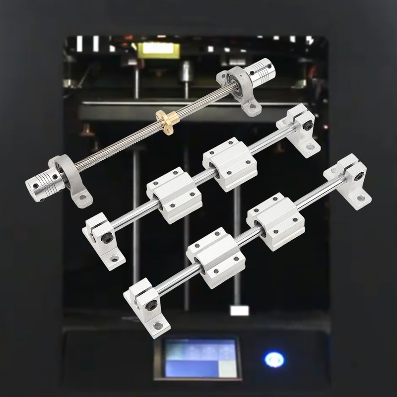 Linear Motion Guide Rod Shaft T8x8 Lead Screw Shaft Support