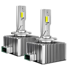 RIDENOW d3s Bulbs,Super Bright 6500K Cool White with Cooling Fan, IP68 Waterproof, Pack of 2