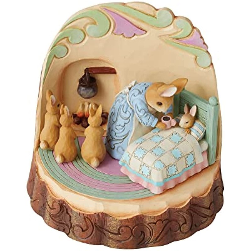 Jim Shore Beatrix Potter Mrs Rabbit with Bunnies Figurine 6.69