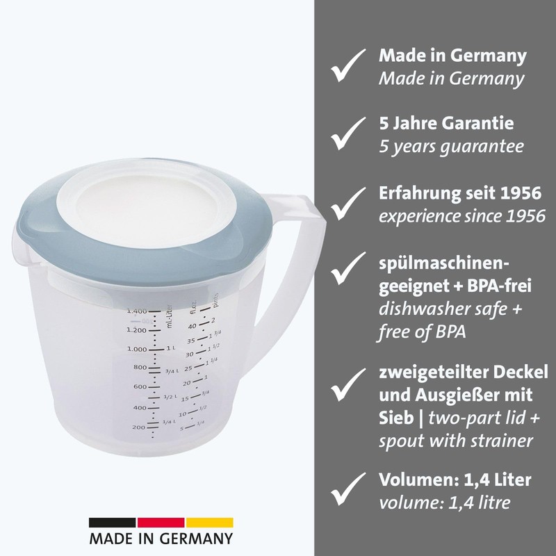 Westmark Helena 3105227B Mixing Jug / Measuring Jug with Splash