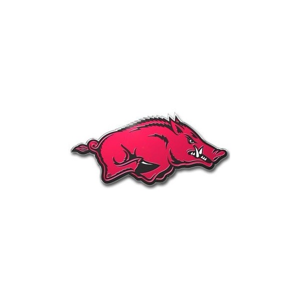 Arkansas Razorbacks Color Auto Emblem - Die Cut