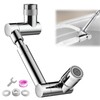Tap Attachment, 1440° Rotating Tap Swivel Tap Attachment, 2 Levels,