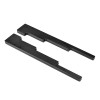 BEVINSEE Black Spark Plug Wire Loom Holders Separator Kit Fits