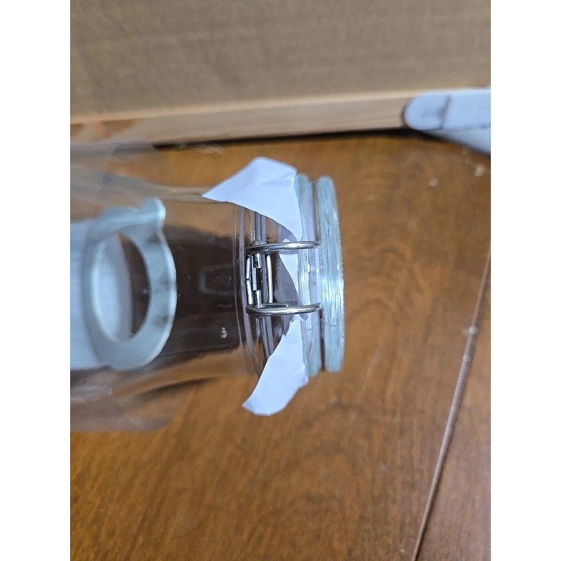 Ikea Korken, Jar With Lid, Clear Glass 2.1 qt