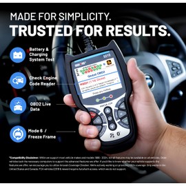 Innova 5210 OBD2 Scanner & Engine Code Reader, Battery Tester, Live Data, Oil Reset, Car Diagnostic Tool for Most Vehicles, Bluetooth Compatible with America's Top Car Repair App