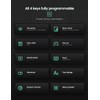 Vaydeer 4 Fully Programmable Keys with Floating Window and Macro