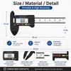 Digital Caliper Measuring Tool for DIY Projects – Carbon Fiber