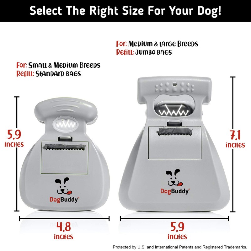 DogBuddy Pooper Scooper, Portable Dog Pooper Scooper, Poop Scooper for