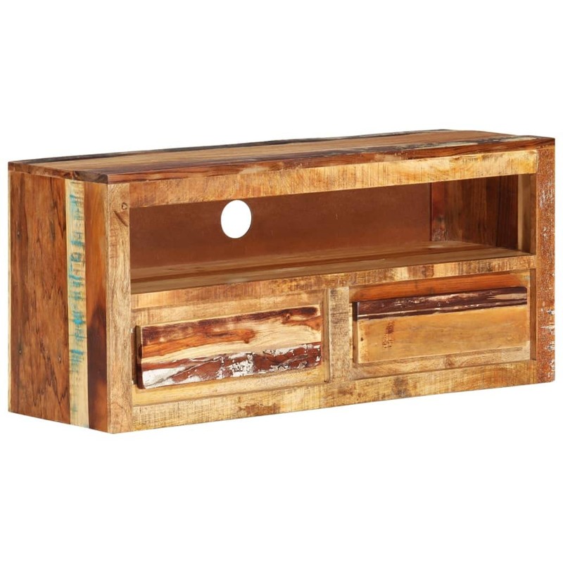 vidaXL Solid Reclaimed Wood TV Stand - Versatile Entertainment Unit