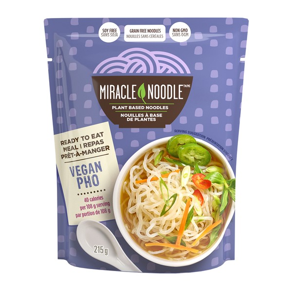 Miracle Noodle Ready To Eat Meal Vegan Pho 215g