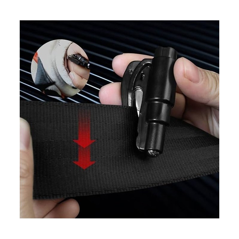 Orange Window Breaker Belt Cutter Safety Emergency Tool Window Breaker