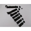 Antique Straight Bolts 6 Inch Black Scroll Straight Door Bolt