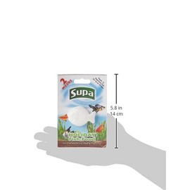 Supa Supa Aquarium Holiday Fish Food, 14 Days, Pack of 6, Easy To Use, Slow Releasing Food Block For Feeding Cold Water & Tropical Aquarium Fish