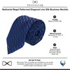 Trafalgar Men's Nathanial Regal Patterned Diagonal Line Silk Business Necktie,