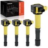 A-Premium (Yellow) Engine Ignition Coil Pack Compatible with Honda CR-V