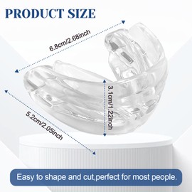 Anti-Schnarch Schiene, Schnarchschiene gegen Schnarchen, Anti Schnarch Mundstück, Mouth Guard für Nachtschutz, Verbessert Schlafqualität, Gegen Zähneknirschen und Schnarchen Männer Frauen