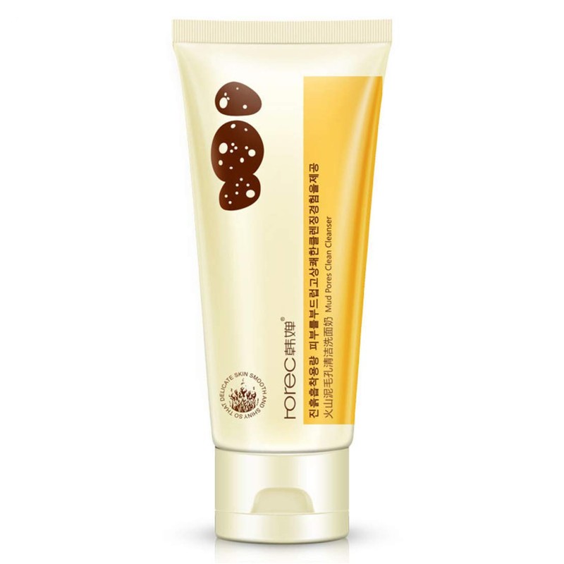 ROREC Volcanic Mud Clean Pore Cleanser Foam Natural Skin Сare