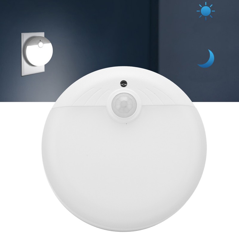 Smart Night Light PIR Motion Sensor LED Plug in Bedside