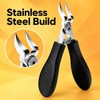 Heavy Duty Stainless Steel Toenail Clipper – Serrated Blade Nail