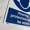 Hearing Protection Must Be Worn Sign - A4 Rigid Plastic