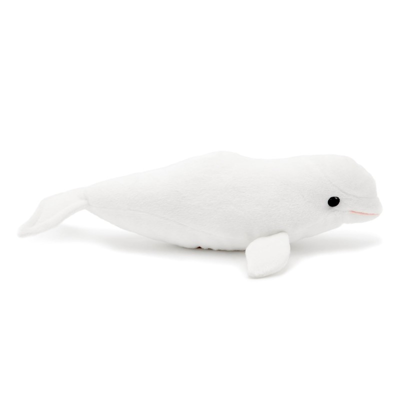 Zappi Co Ultra Soft Beluga Whale Plush Toy (32cm Length)