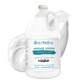 Therapist's Choice Massage Lotion, Professional Grade, Unscented, with Acai Berry and Arnica (128 fl oz)