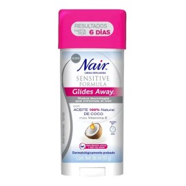 Crema Depiladora Nair Glides Away Aceite De Coco 86 Ml
