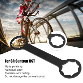 VBESTLIFE Bicycle Open-End Wrench, Bicycle Key Disassembly Tool Fit for SR Suntour XCR/RST/XCM