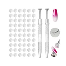 Framad Ombre Gel Nail Polish, No Wipe UV/LED Curing Pat Painting Patting Gels for Blush Blooming Floral Aura French Manicure DIY Nail Art