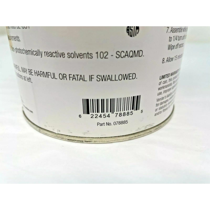 Ipex 1X Quart New Ipex PVC Cement Medium Bodied Clear