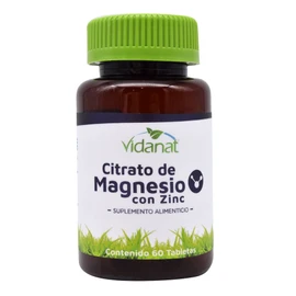 Citrato De Magnesio Con Zinc 60 Tab