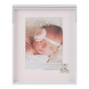 Bambino Silver Plated Photo Frame with Pink Mount 4" x