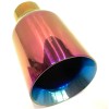 Gearhead Exhaust Tip GOLDEN PURPLE BLUE 2.25" IN 4" Out