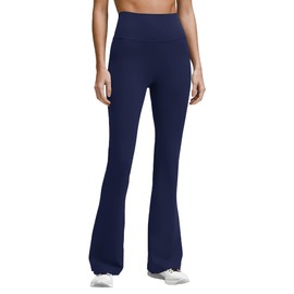 TOPYOGAS Womens Bootcut Yoga Pants High Waist Tummy Control Flare Leggings Wide Leg Sweatpants Yoga Pants Navy Blue