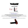 VMS RACING 50 CAL Caliber BLACK BULLET ANTENNA with ANTI-THEFT