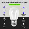 Feit Electric BPS14/SU/LED Non-Dimmable Led Bulb, 1.5 W, 120 V,