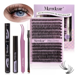 280pzskit De Extensiones Pestañas Raíces Curvaturad C 9-16mm