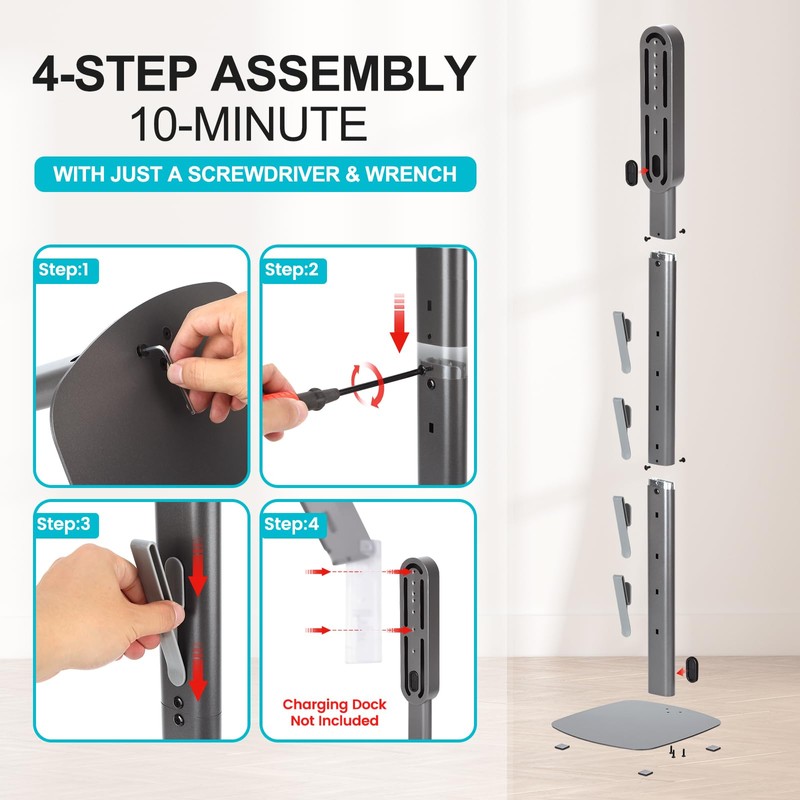 SIOMK Vacuum Stand for Dyson Gen5 V15 V12 V11 V10