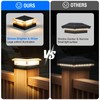 4x4 Solar Post Cap Lights 8 Pack, 96 LED/4 Lighting