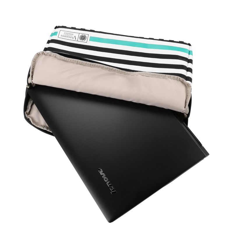 Vangoddy BEIDHA 13.3 inch Laptop Tablet Sleeve Black White Accent