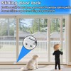 Window Locks,4 Sets Sliding Window Safety Locks with Key for