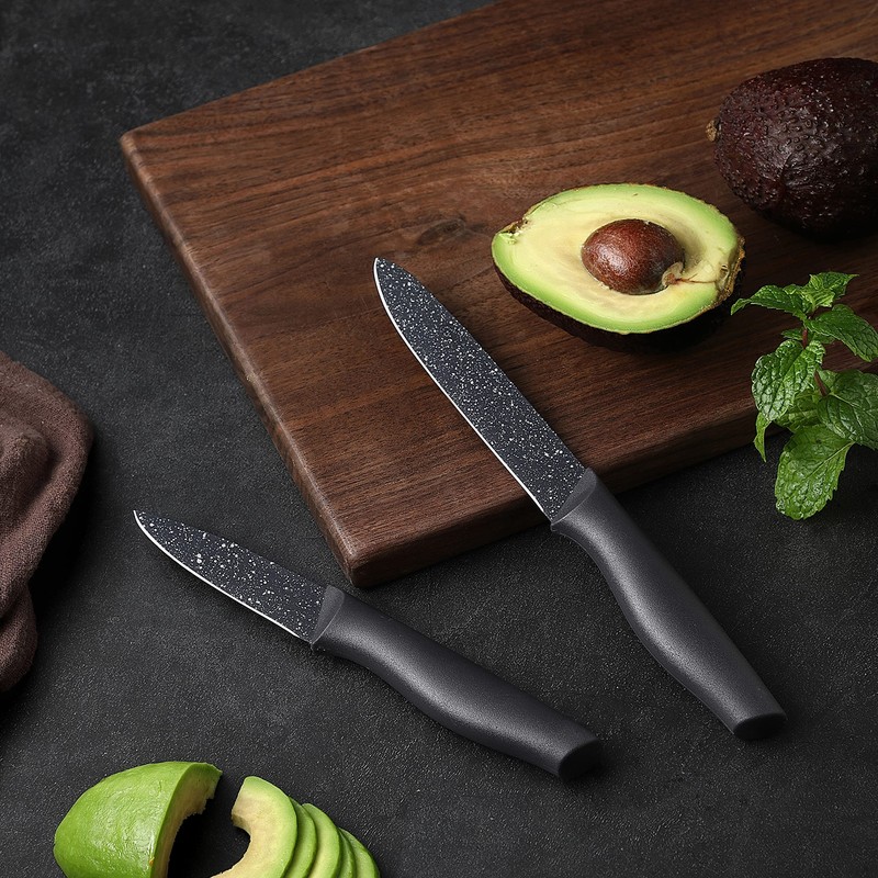 Marco Almond Kitchen Knife Set, KYA39 12-Piece Chef Knife Sets,