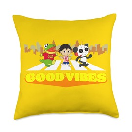 Ryan's World Good Vibes Throw Pillow