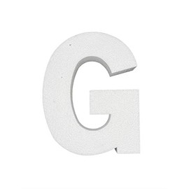 12 Inch Smooth Foam Letters - Great for Arts and Craft & DIY (G)