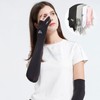 Fingerless Cooling Arm Sleeve / Non-slip Arm Protector Skin Protection Gray L / XG32 Three-Cut Cooling Glove Sleeve