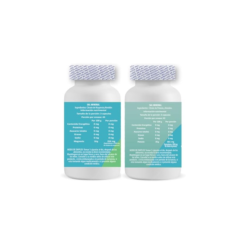 Dúo Citrato de Potasio 800 mg + Citrato de Magnesio